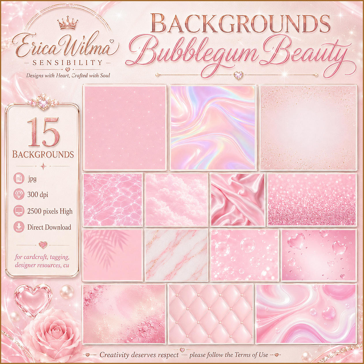(image for) EW AI Backgrounds Bubblegum Beauty 2026